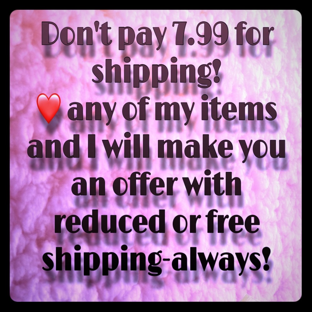 Reduced shipping